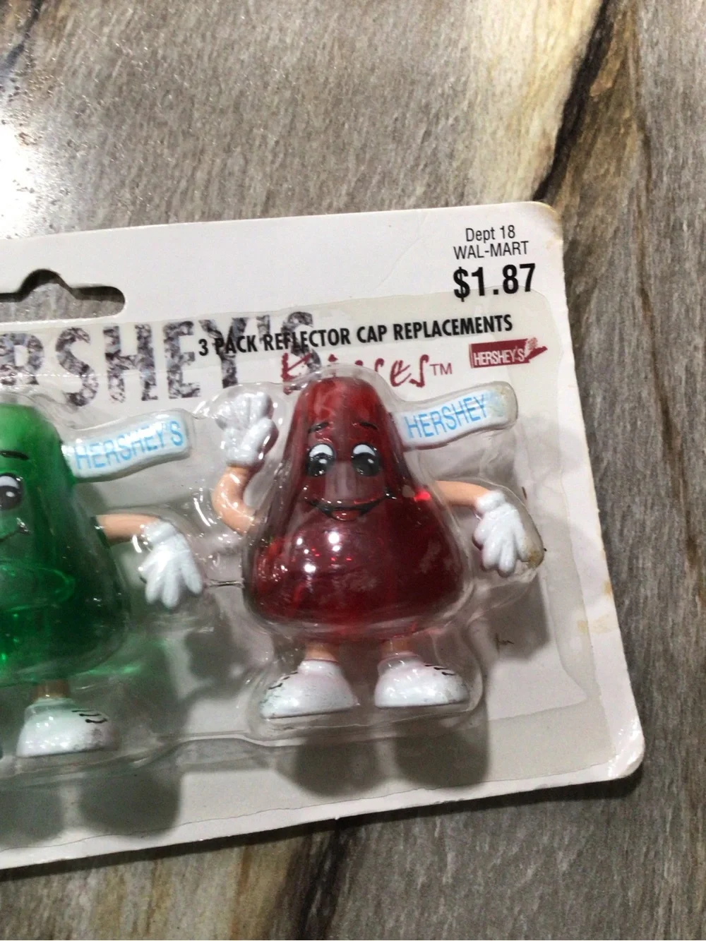 Vintage 1996 Hershey’s Kisses Christmas Light Reflector Caps NIP Set of 3